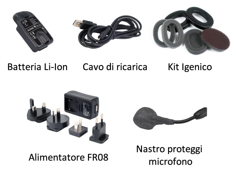 Cuffie 3M Peltor PMR 446 antirumore con bardatura nucale, radio analogica e  Bluetooth [7100201938]