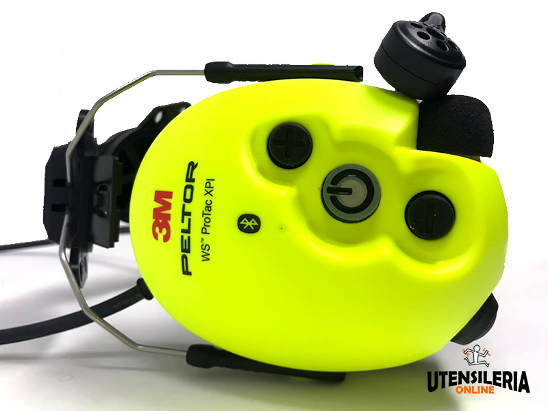 Cuffie antirumore 3M Peltor XPI con attacco elmetto, Bluetooth e microfono  dinamico 31dB [7100195960]