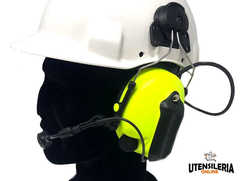 Cuffie antirumore 3M Peltor XPI con attacco elmetto, Bluetooth e microfono  dinamico 31dB [7100195960]