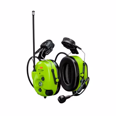 Cuffie antirumore ad alta visibilità 3M Peltor WS LiteCom Pro III con attacco per elmetto, 32dB Cuffie antirumore ad alta visibilità 3M Peltor WS LiteCom Pro III con attacco per elmetto, 32dB