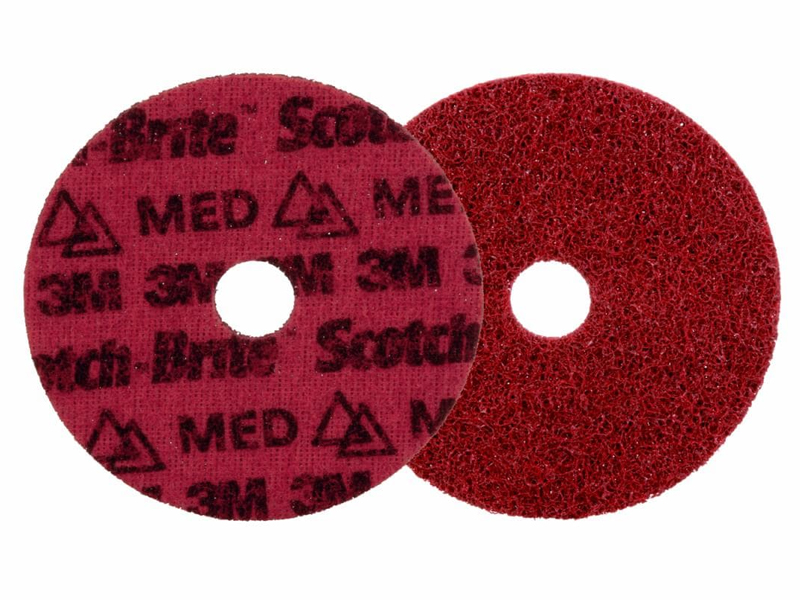 Dischi abrasivi per condizionamento 3M Scotch-Brite PN-DH 125x22,23mm, grana media (100pz)