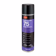 Adesivo 3M spray 75 trasparente riposizionabile in bomboletta 500 ml
