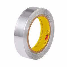 Nastro in alluminio argento 3M 431 con adesivo acrilico 50mmx55mt