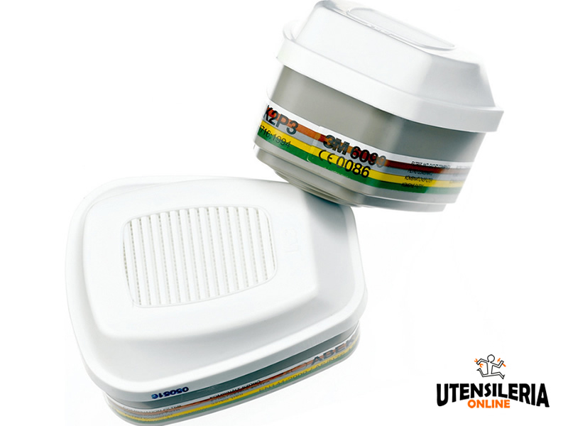 Filtro 3M 6095 A2P3 R - Protezione Gas, Vapori E Polveri Per Maschere 3M