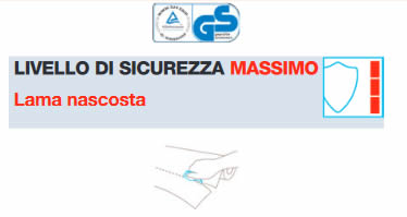 Dati tecnici Cutter SECUMAX CARDYCUT