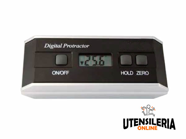 Mini goniometro digitale inclinometro – tasche digitale livella a bolla inclinometro con retroilluminazione LCD – goniometro ricaricabile per la lavorazione del legno falegname costruzione