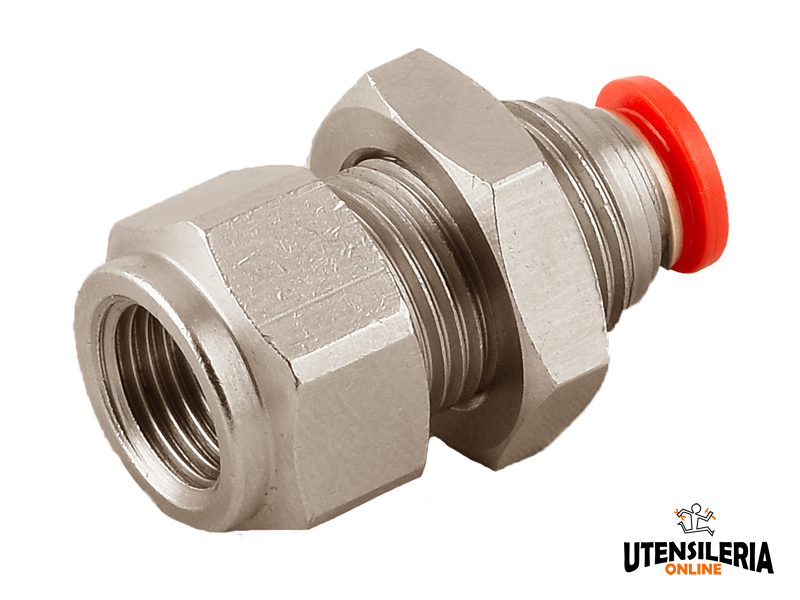 Raccordi diritti intermedio INOX 316L Aignep 60040 per aria compressa e  alimentare, 4-14mm (2pz) [6004000004]