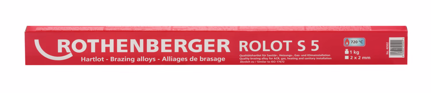 Bacchette Lega per saldobrasatura Rame con argento 5% 2mm quadra 1kg