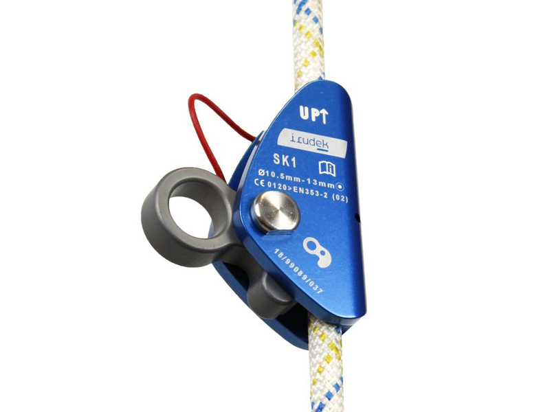Dispositivo anticaduta scorrevole SK Stop su corda statica, fune 10mt