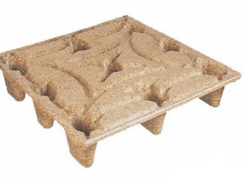 Pallet in fibra di legno sovrapponibile BARBERO PIETRO 600x800mm 6 piedini