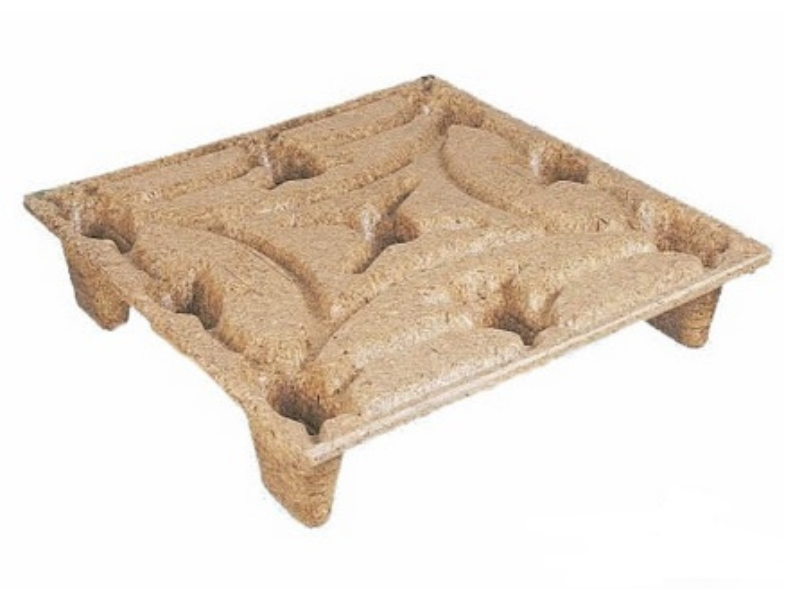 Pallet in fibra di legno sovrapponibile BARBERO PIETRO 400x600mm 4 piedini