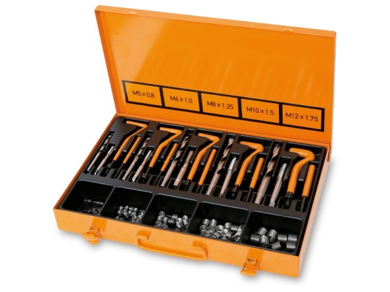 V-Coil - Kit Di Riparazione Per Filetti, Filettatura Metrica, Passo Fine, 12 X 1,25 Mm - Foto 7