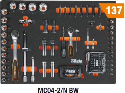Assortimento utensili MC04-2 BW