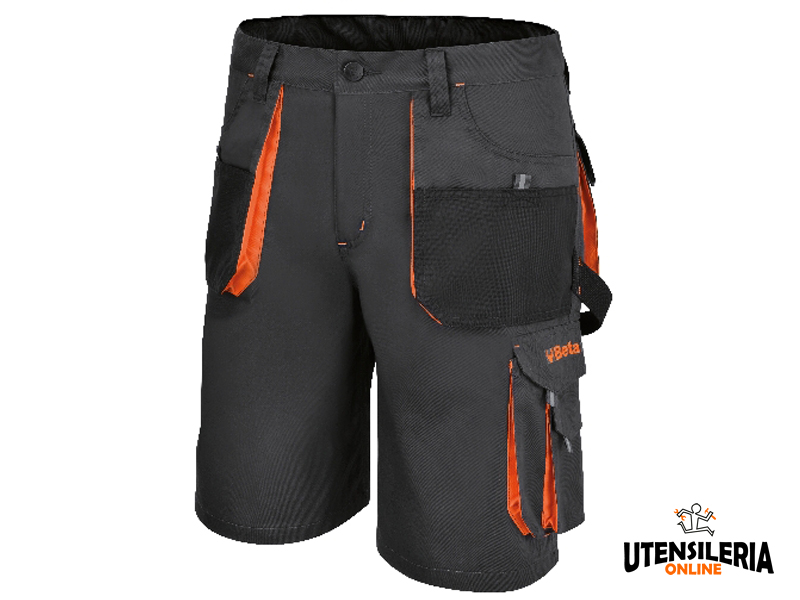 Bermuda da lavoro Beta 7861G in T/C twill, 180g (tg. XS-4XL) [078610800]
