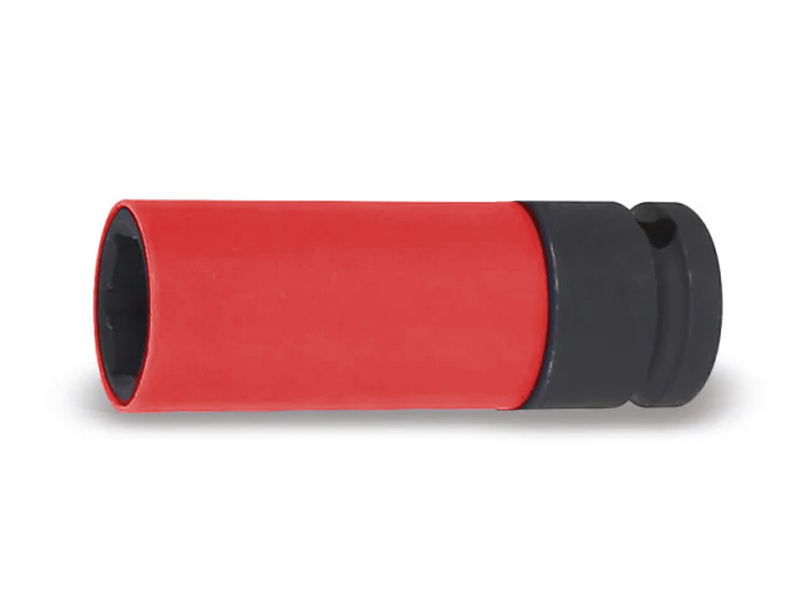 Chiave a bussola macchina Beta 720LC 1/2" per dadi ruote con inserti polimerici colorati, 21mm