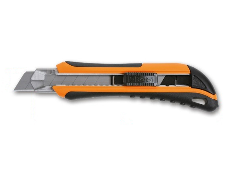 Wolfcraft Cutter Lama A Spezzare 9mm - 4139000, Impugnatura Ergonomica Bicomponente, Con 3 Lame Di Ricambio E Blocco Automatico