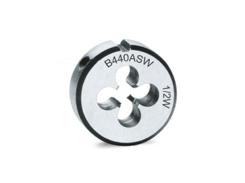 Filiera tonda Beta 440ASW in acciaio al cromo, filettatura Whitworth 5/8"