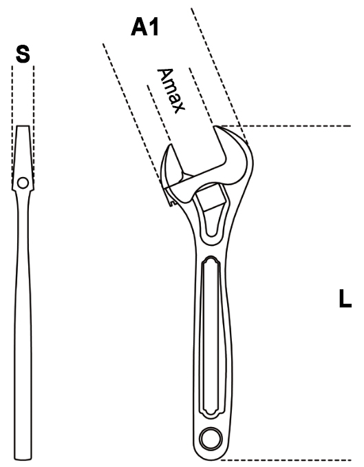 Schema tecnico chiave rullino Beta 110BA