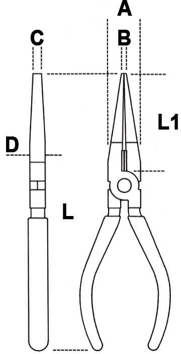 Schema Tecnico pinza Beta 1162MQ
