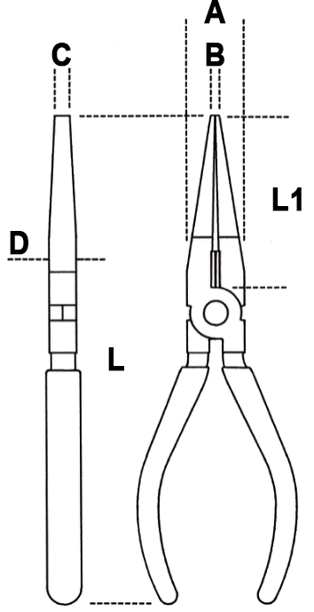 Schema Tecnico pinza Beta 1166MQ