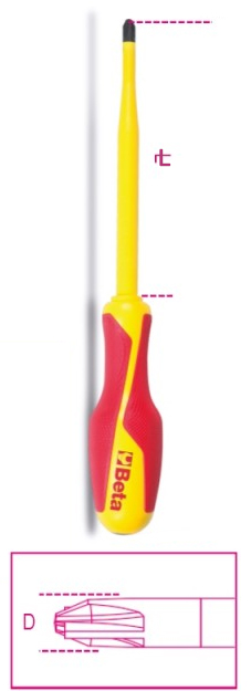 Schema tecnico giravite Slim 1275MQ/C Beta