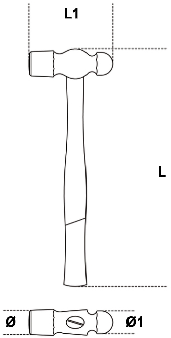 Schema tecnico martello Beta 1377BA/PL