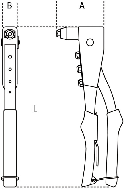 Beta schema tecnico rivettatrice 1741B