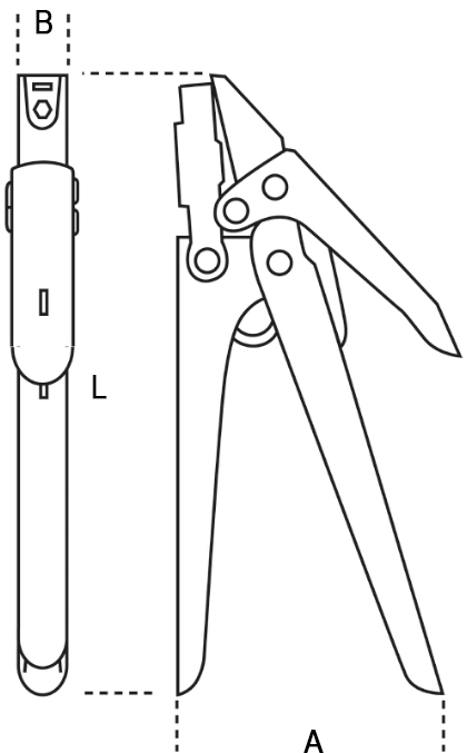 Beta schema tecnico pinza fascette 1743