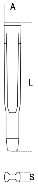 Schema tecnico scalpello Beta 35