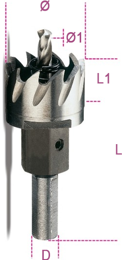 Beta schema tecnico fresa a tazza 451