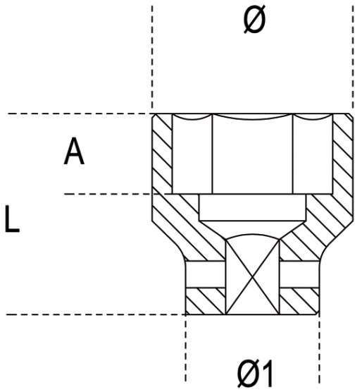 Schema tecnico chiave bussola Beta 710