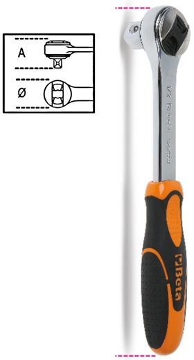 Dimensioni cricchetto reversibile 920/55X Beta