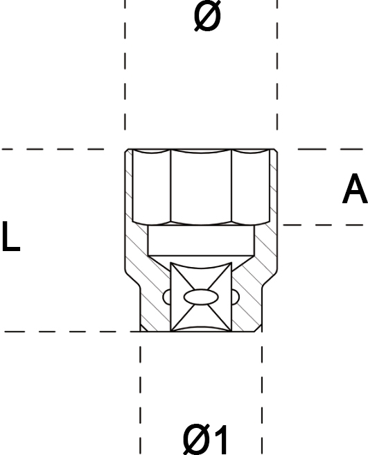 Schema tecnico chiave a bussola Beta 929