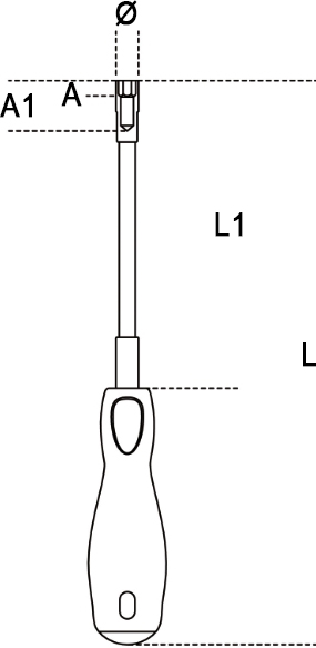 Schema tecnico giravite 943FL Beta