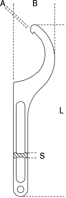 Schema tecnico chiave settore Beta 99