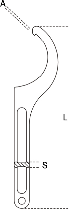 Schema tecnico chiave a settore Beta 99BA