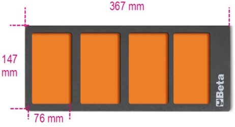 Schema tecnico termoformato EVA VPM3 Beta