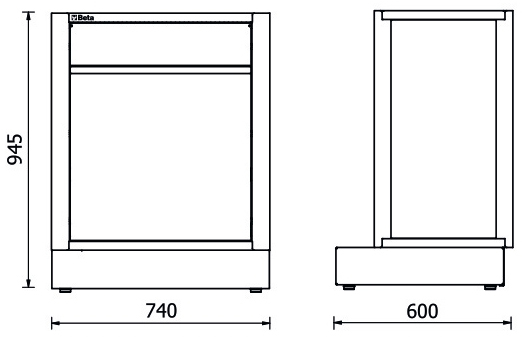 Misure modulo fisso Beta RSC50 CS