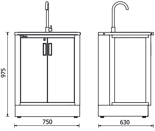 Misure modulo fisso Beta RSC50 ML