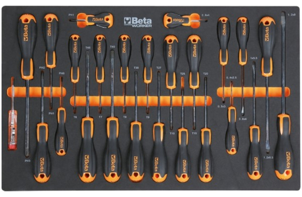 Termoforato cassettiera comprensivo di utensili manuali Beta