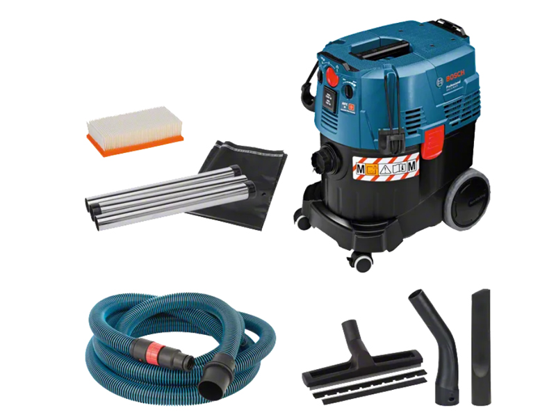 Bosch aspiratore solidi/liquidi a filo GAS 35 M AFC Pro per polveri M, serbatoio da 35lt