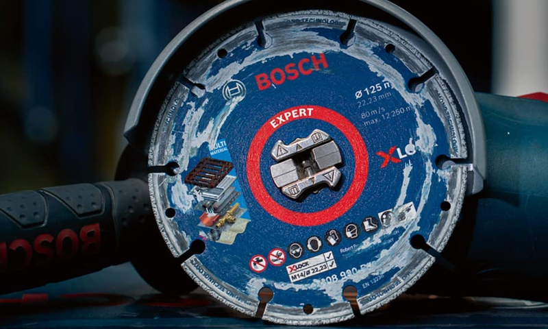 dettaglio disco diamantato Bosch Expert Metal Wheel X-Lock 115mm
