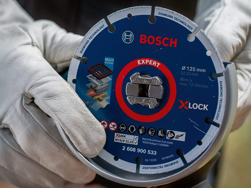 dettaglio disco diamantato Bosch Expert Metal Wheel X-Lock 125mm