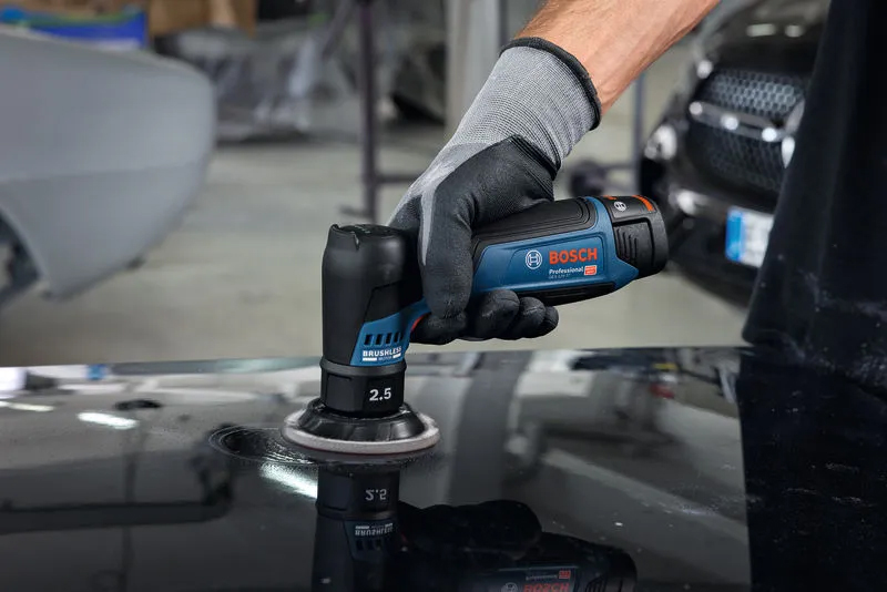 utilisation de la ponceuse roto-orbitale Bosch GEX 12V-77