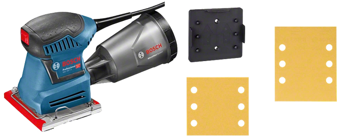 dotazione levigatrice orbitale Bosch GSS 160 Multi