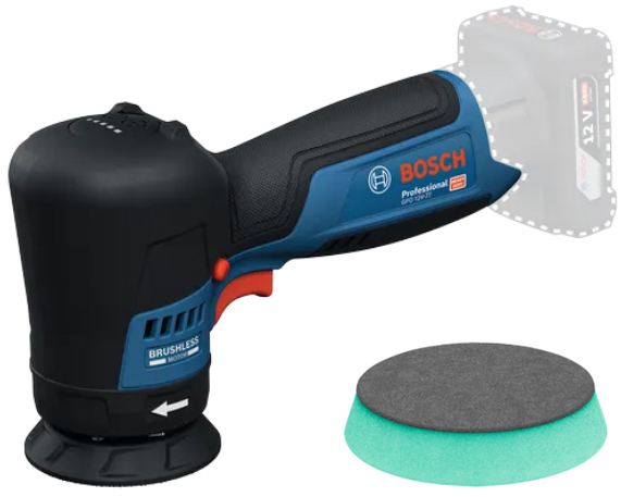 Équipement de la polisseuse rotative Bosch GPO 12V-77