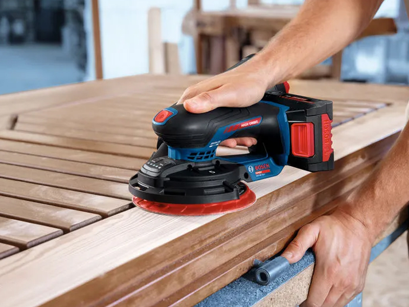 Smerigliatrice Orbitale A Batteria 5'' Compatibile Milwaukee 18V – 3 Velocità (7000/9500/11000), Raccolta Polvere, Senza Batteria