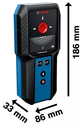 schema tecnico rilevatore Bosch GMS 120-27 Professional