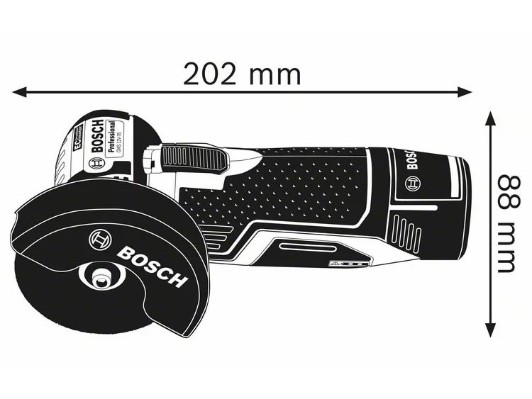 BOSCH Mini-smerigliatrice angolare GWS Batteria 12-76