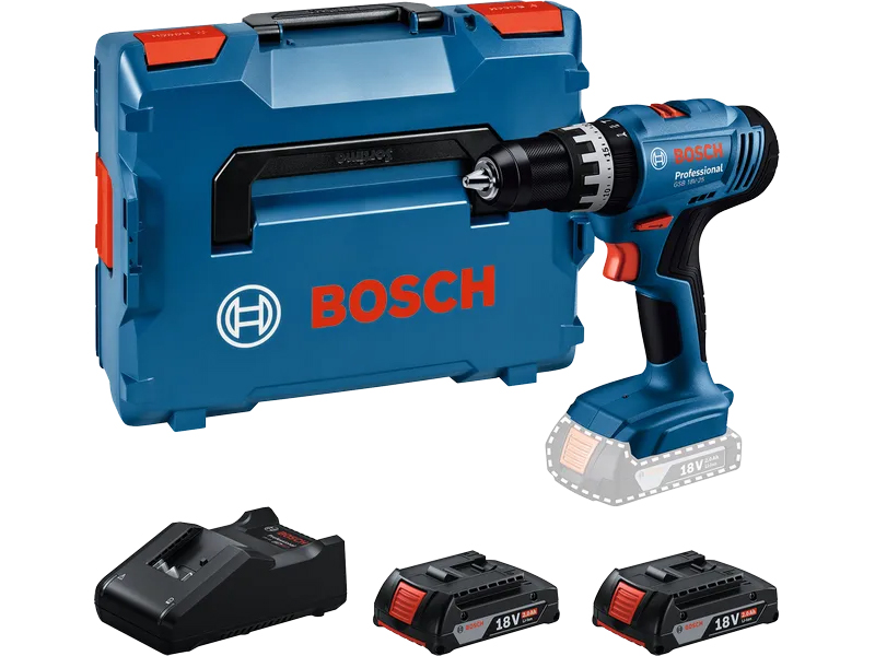 Bosch trapano avvitatore a batteria GSB 18V-25 in Kit con 2 batterie da 2.0Ah